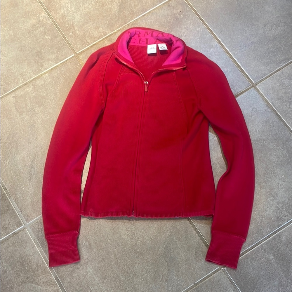 Armani Exchange Full Zip Sweater! Large